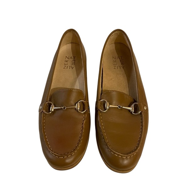 Naturalizer Shoes - Naturalizer Women's Brown Leather Loafers Slip On Shoes